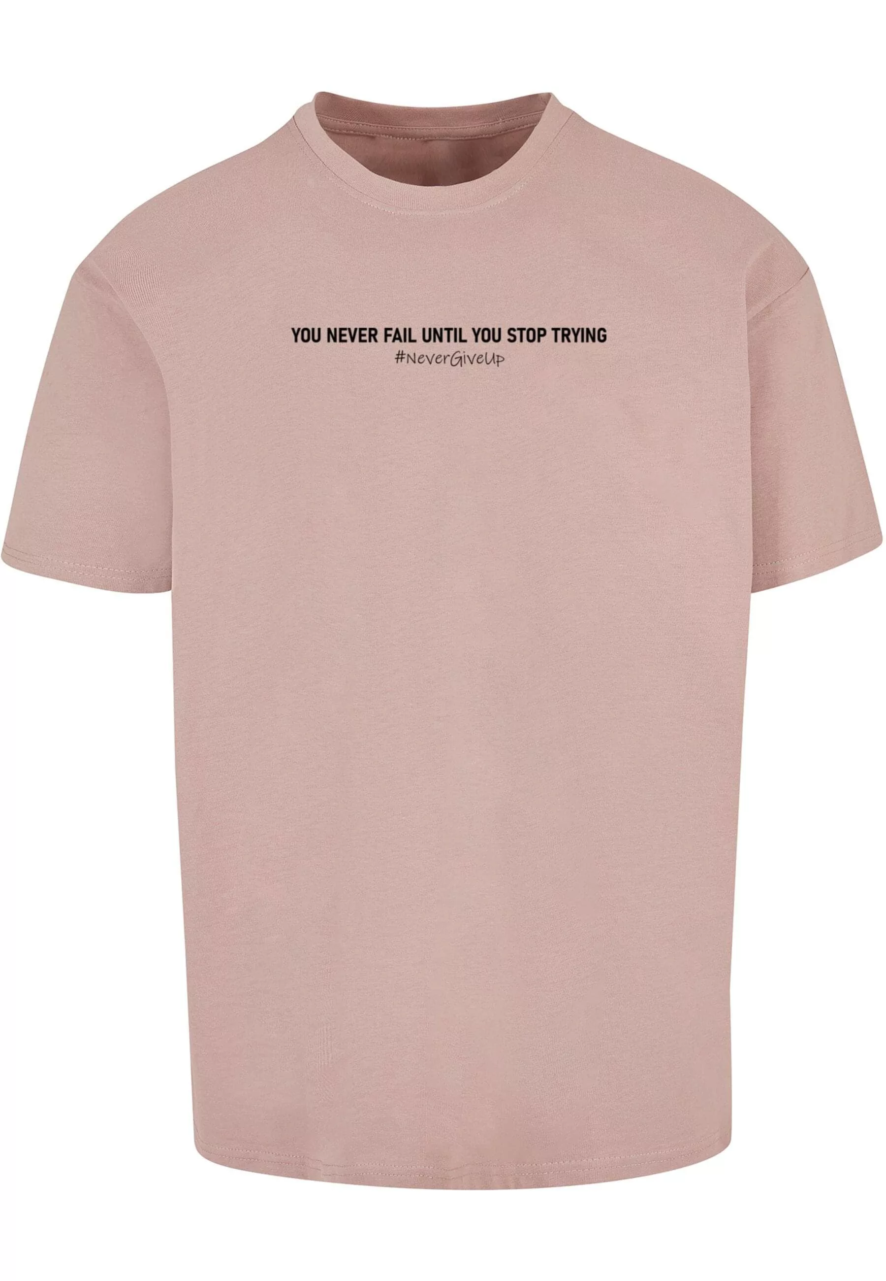 Merchcode T-Shirt "Merchcode Herren Never Give Up Heavy Oversized Tee", (1 günstig online kaufen