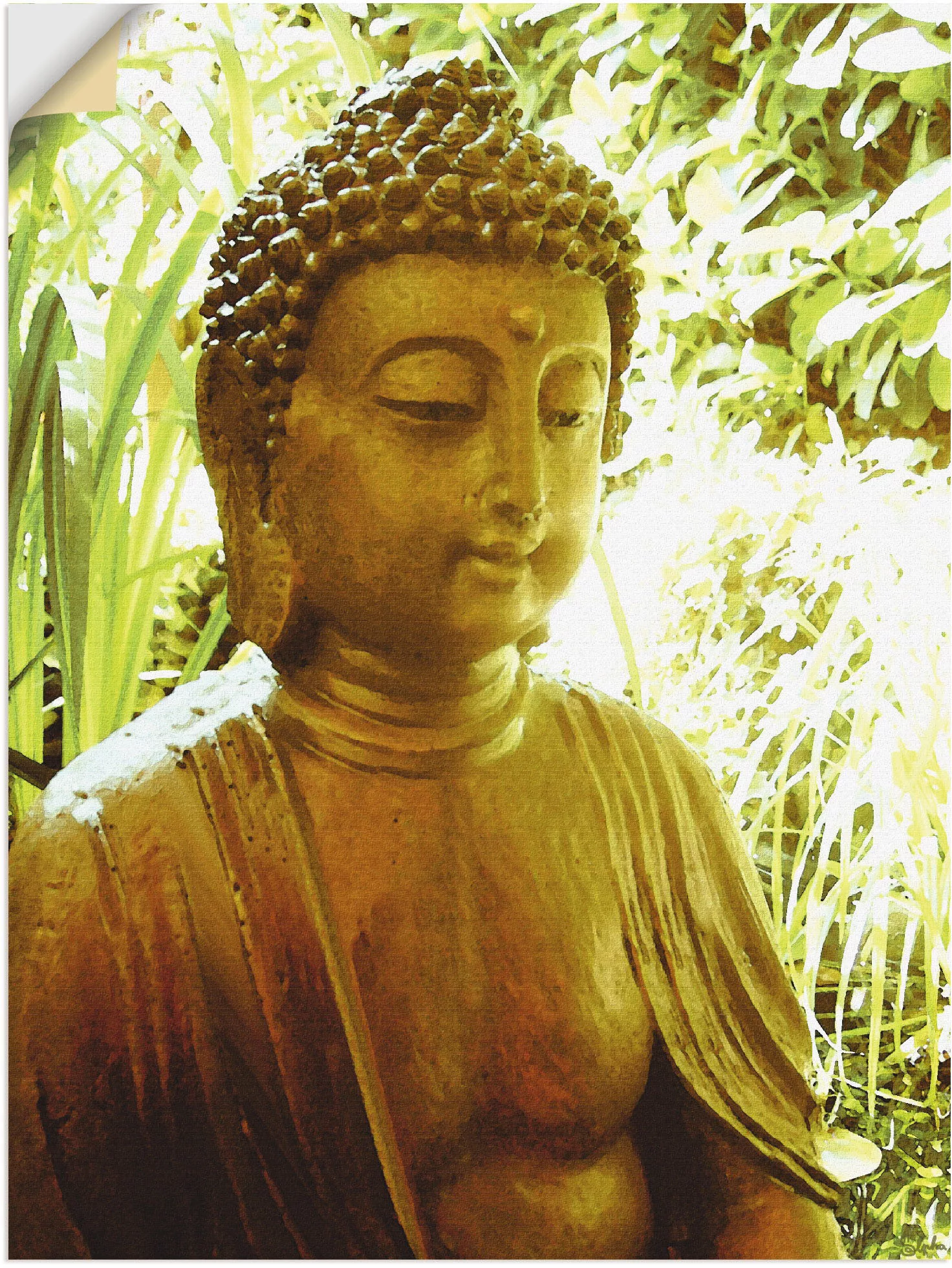 Artland Wandbild »Die Seele von Buddha«, Religion, (1 St.), als Leinwandbil günstig online kaufen