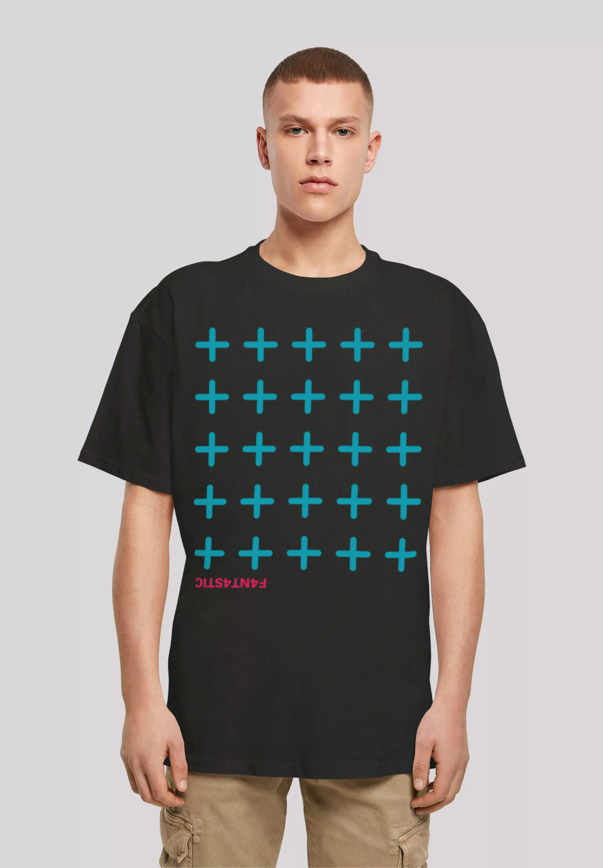 F4NT4STIC T-Shirt "Kreuze Blau", Print günstig online kaufen