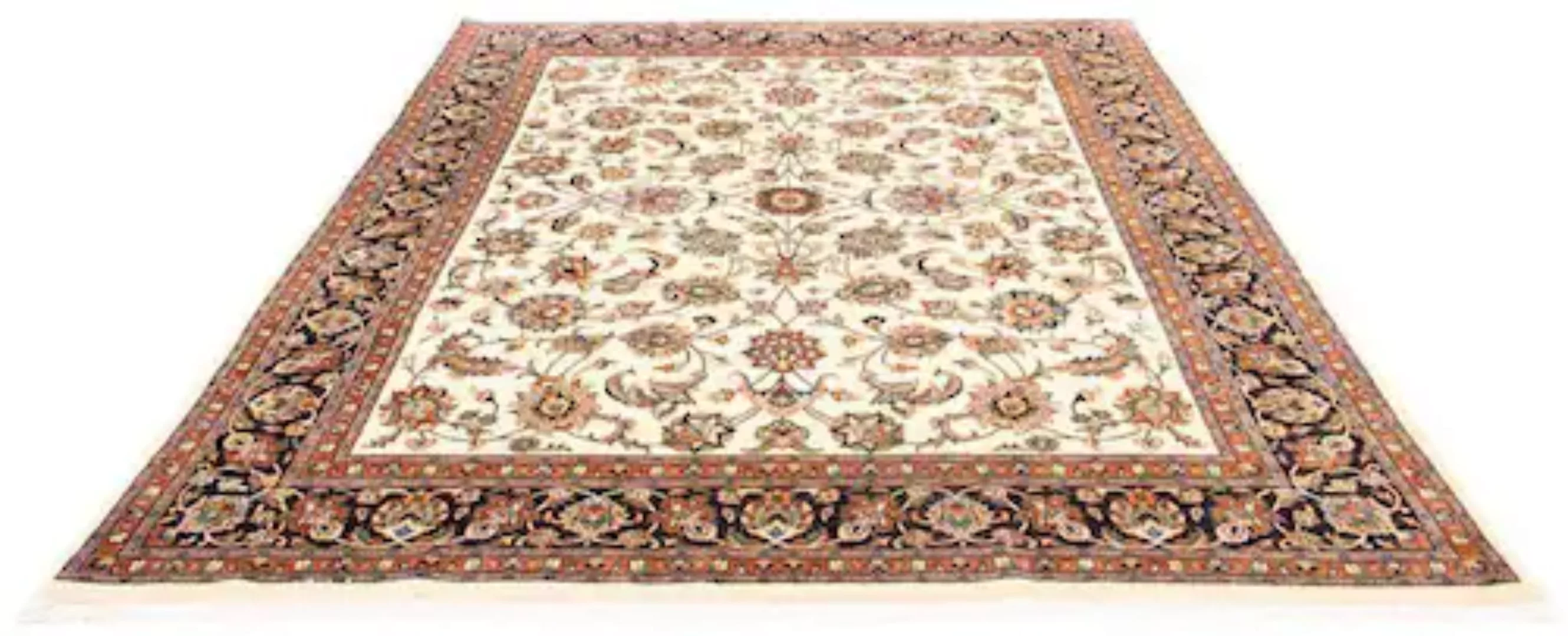 morgenland Wollteppich »Kaschmar Blumenmuster Blu scuro 300 x 196 cm«, rech günstig online kaufen