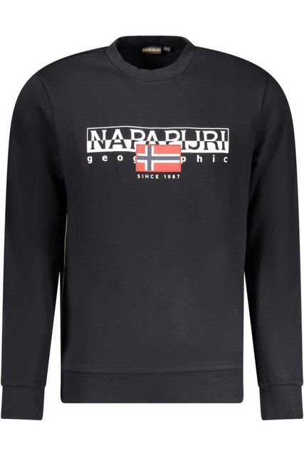 Napapijri Sweatshirt Schwarzes Herren-Sweatshirt: Angeraut & Rundhals günstig online kaufen