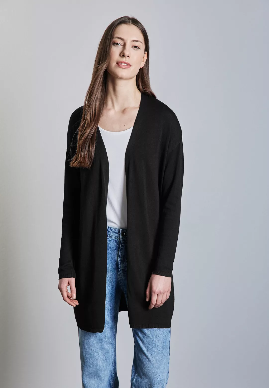 STREET ONE Strickjacke, aus softer Viskose günstig online kaufen