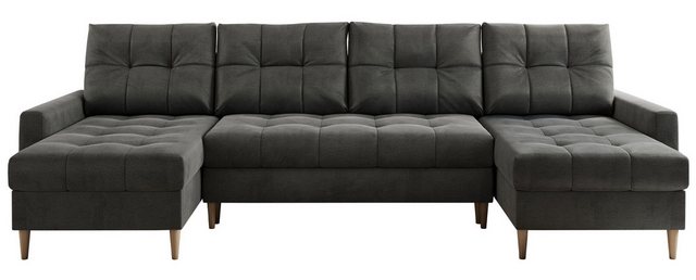 MKS MÖBEL Ecksofa COLIN U, Set, Schlafcouch, T30-Schaum, Bonellfedern, Ecks günstig online kaufen