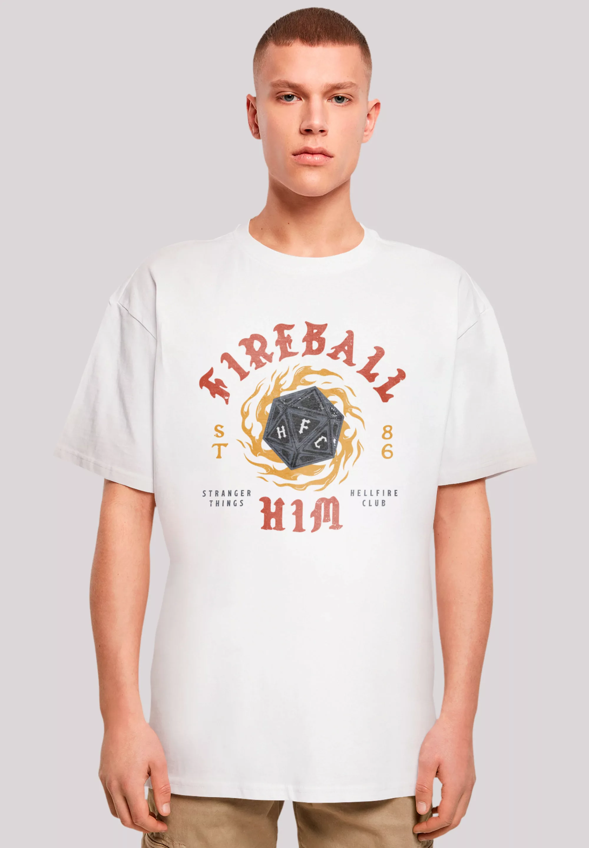 F4NT4STIC T-Shirt "Stranger Things Fireball Dice 86", Premium Qualität günstig online kaufen