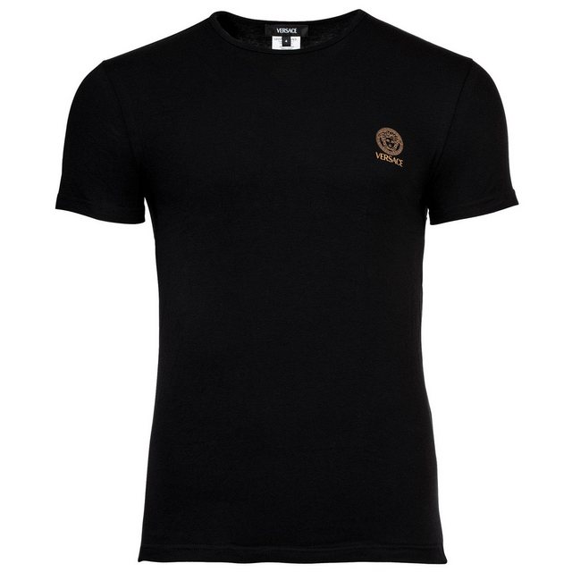 Versace T-Shirt Herren T-Shirt - Unterhemd, Rundhals, Stretch (Packung, 1er günstig online kaufen