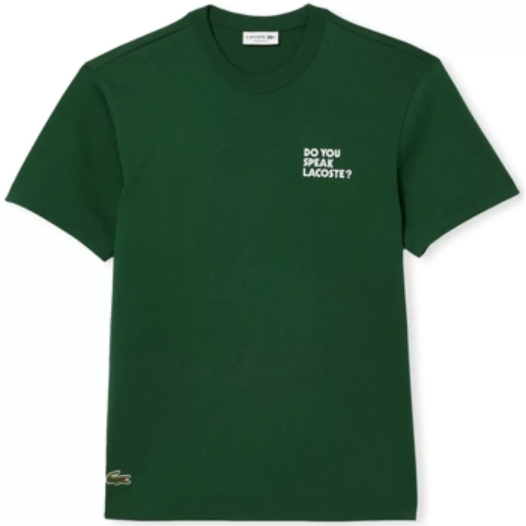 Lacoste  T-Shirts & Poloshirts T-Shirt TH0133 - Vert günstig online kaufen
