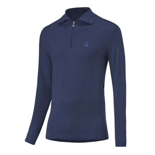 Löffler Langarmshirt Löffler M Transtex Zip Rolli Basic Cf Herren günstig online kaufen