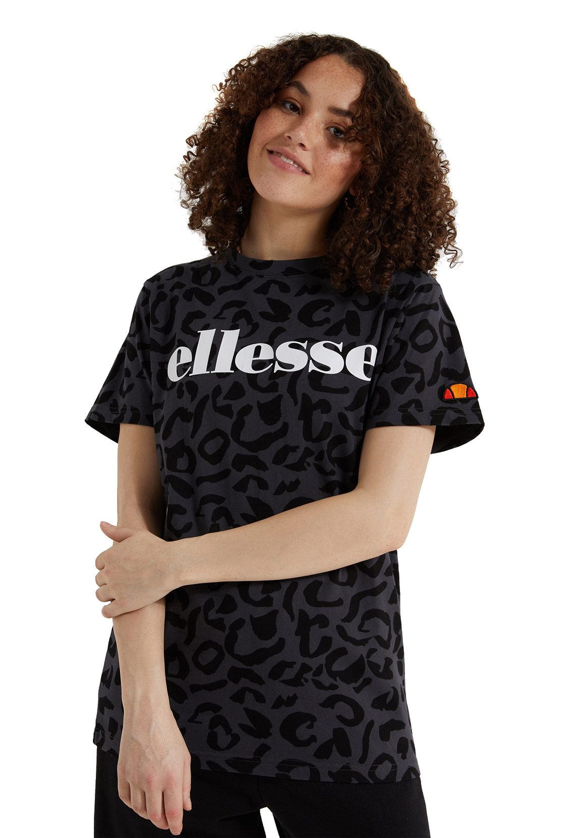 Ellesse Damen T-Shirt OVERLEP TEE Black Dunkelgrau günstig online kaufen