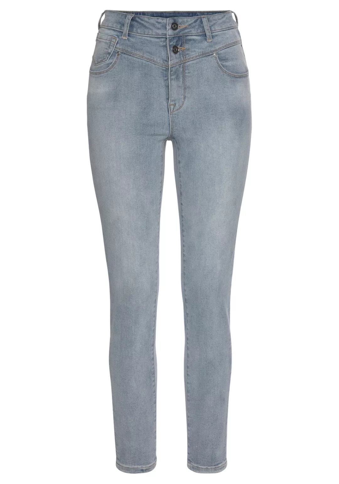 LASCANA Skinny-fit-Jeans mit Stretchanteil, figurbetont günstig online kaufen