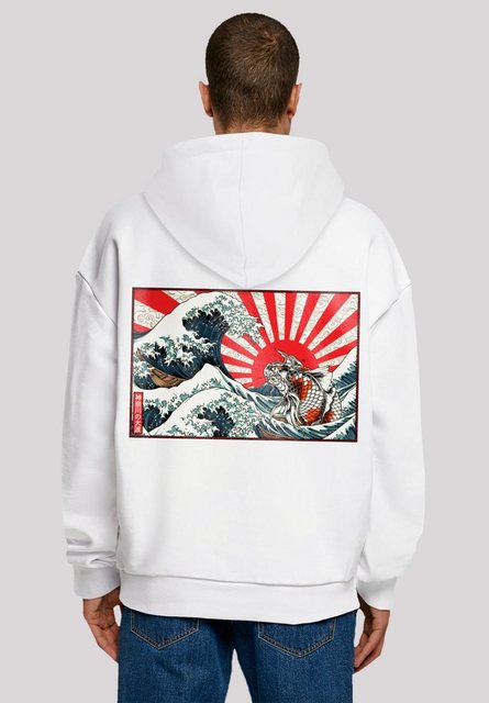 F4NT4STIC Kapuzenpullover Kanagawa Welle Japan Print günstig online kaufen