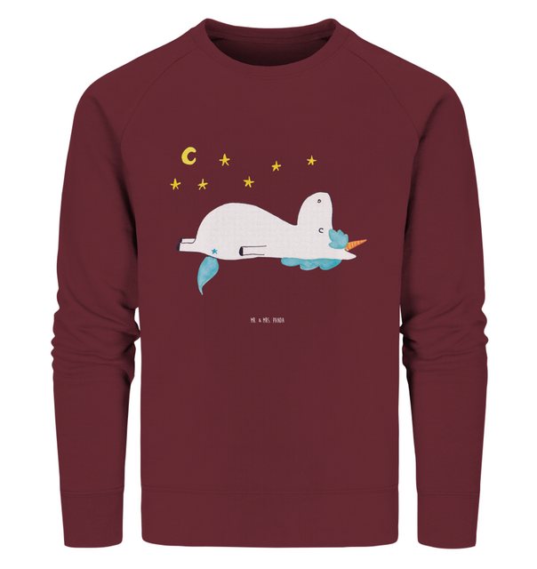 Mr. & Mrs. Panda Longpullover Größe M Einhorn Sternenhimmel - Burgundy - Ge günstig online kaufen