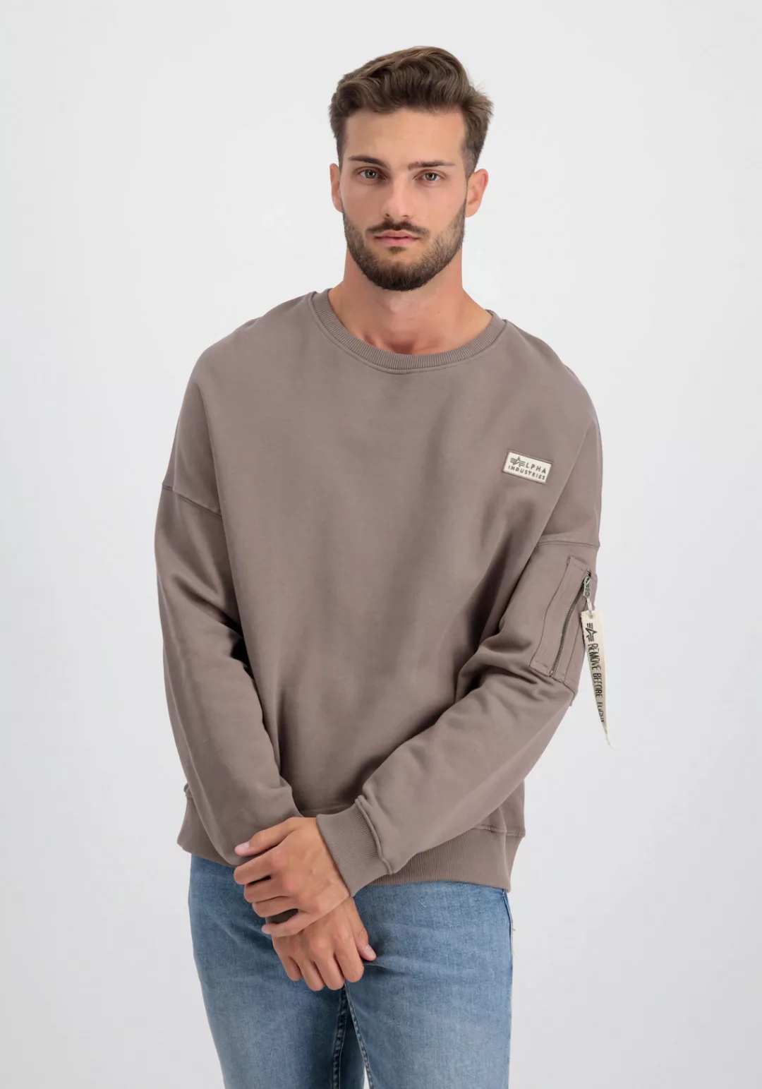 Alpha Industries Sweater "Alpha Industries Men - Sweatshirts Organics OS Sw günstig online kaufen