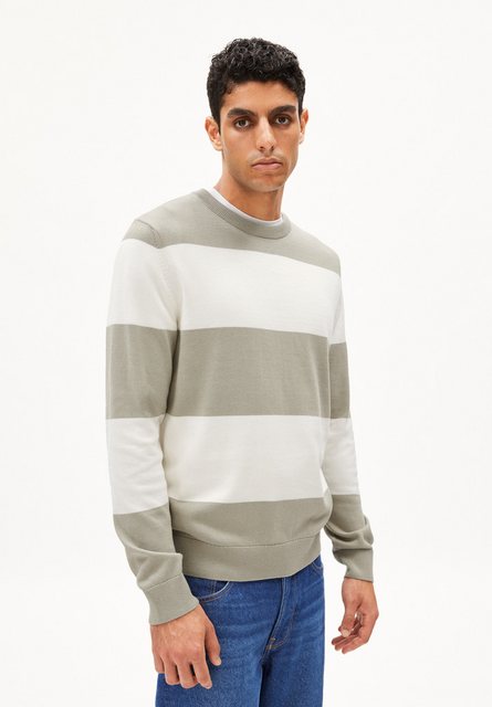 Armedangels Strickpullover LOUKAA STRIPES Herren Pullover aus Bio-Baumwolle günstig online kaufen