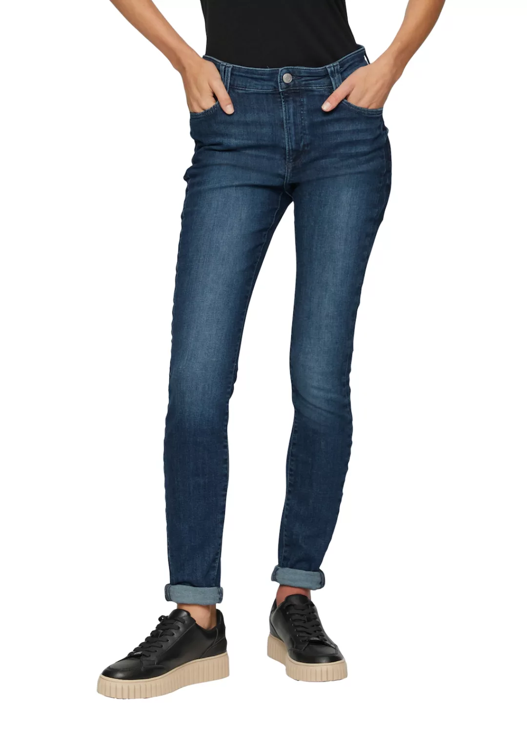 s.Oliver Skinny-fit-Jeans skinny, mit starker Waschung günstig online kaufen