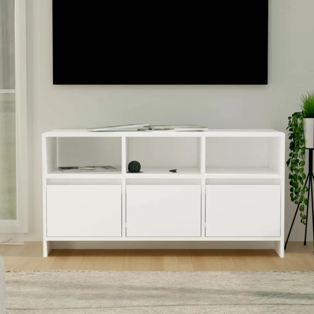 vidaXL TV-Schrank TV-Schrank Weiß 102x37,5x52,5 cm Spanplatte Lowboard günstig online kaufen
