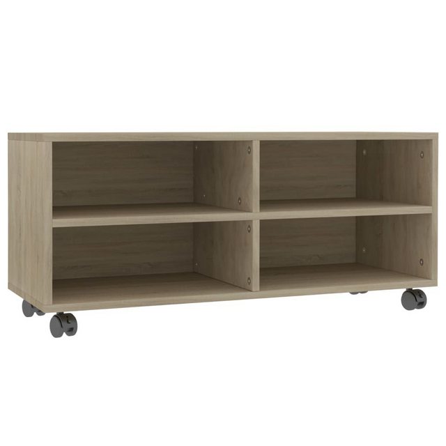 vidaXL TV-Schrank TV-Schrank mit Rollen Sonoma Eiche 903535 cm Spanplatte L günstig online kaufen