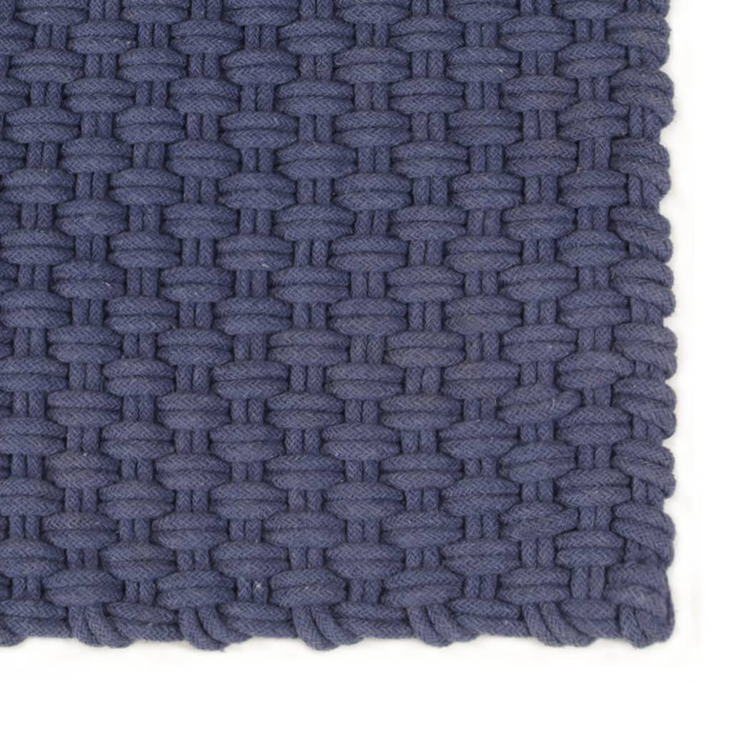 vidaXL Teppich Teppich Rechteckig Marineblau 120x180 günstig online kaufen