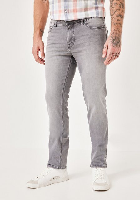 Paddock's Slim-fit-Jeans PIPE Graue Slim-Fit Jeans mit Stretch günstig online kaufen