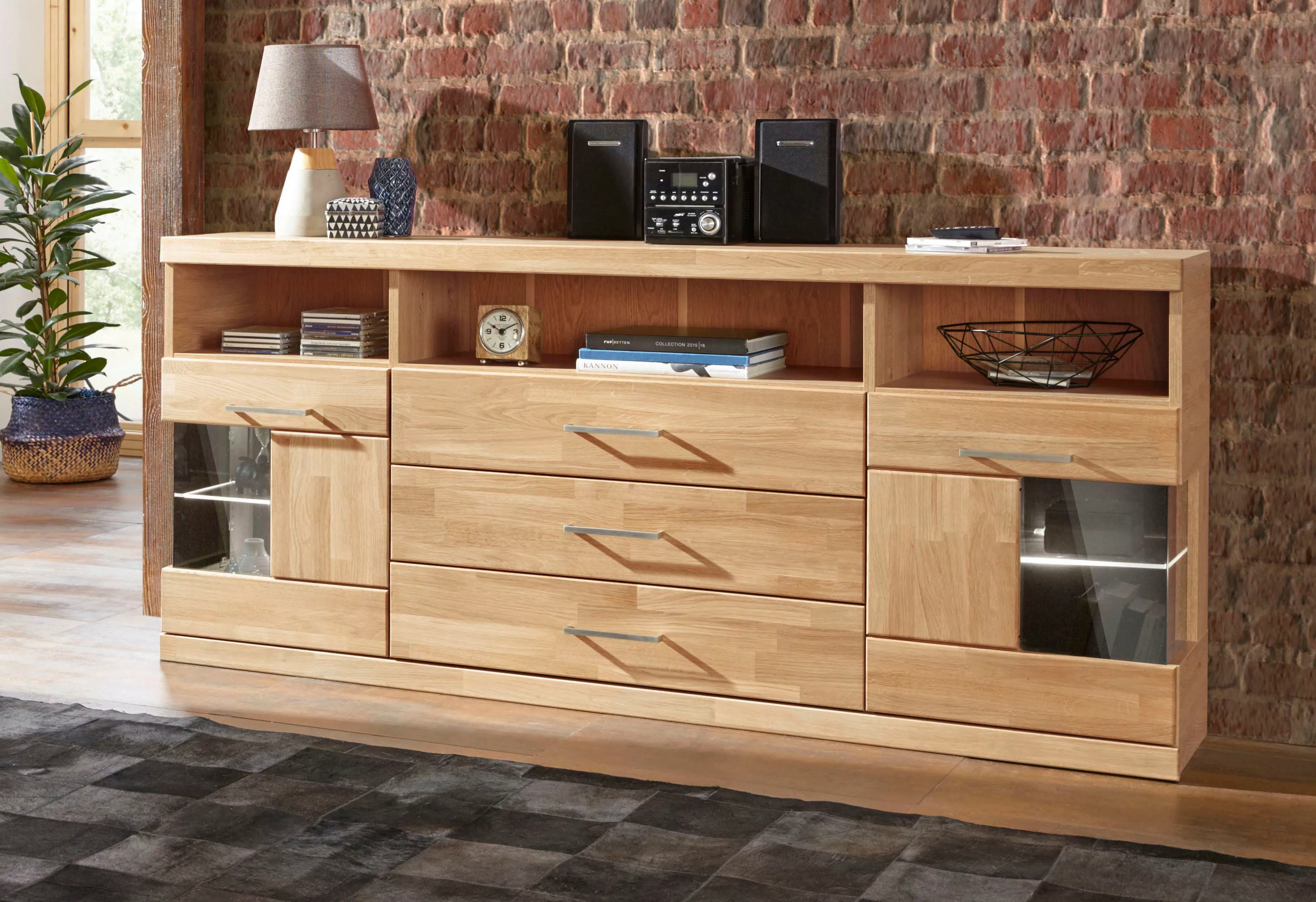 Home affaire Sideboard "Ribe", Breite 180 cm günstig online kaufen