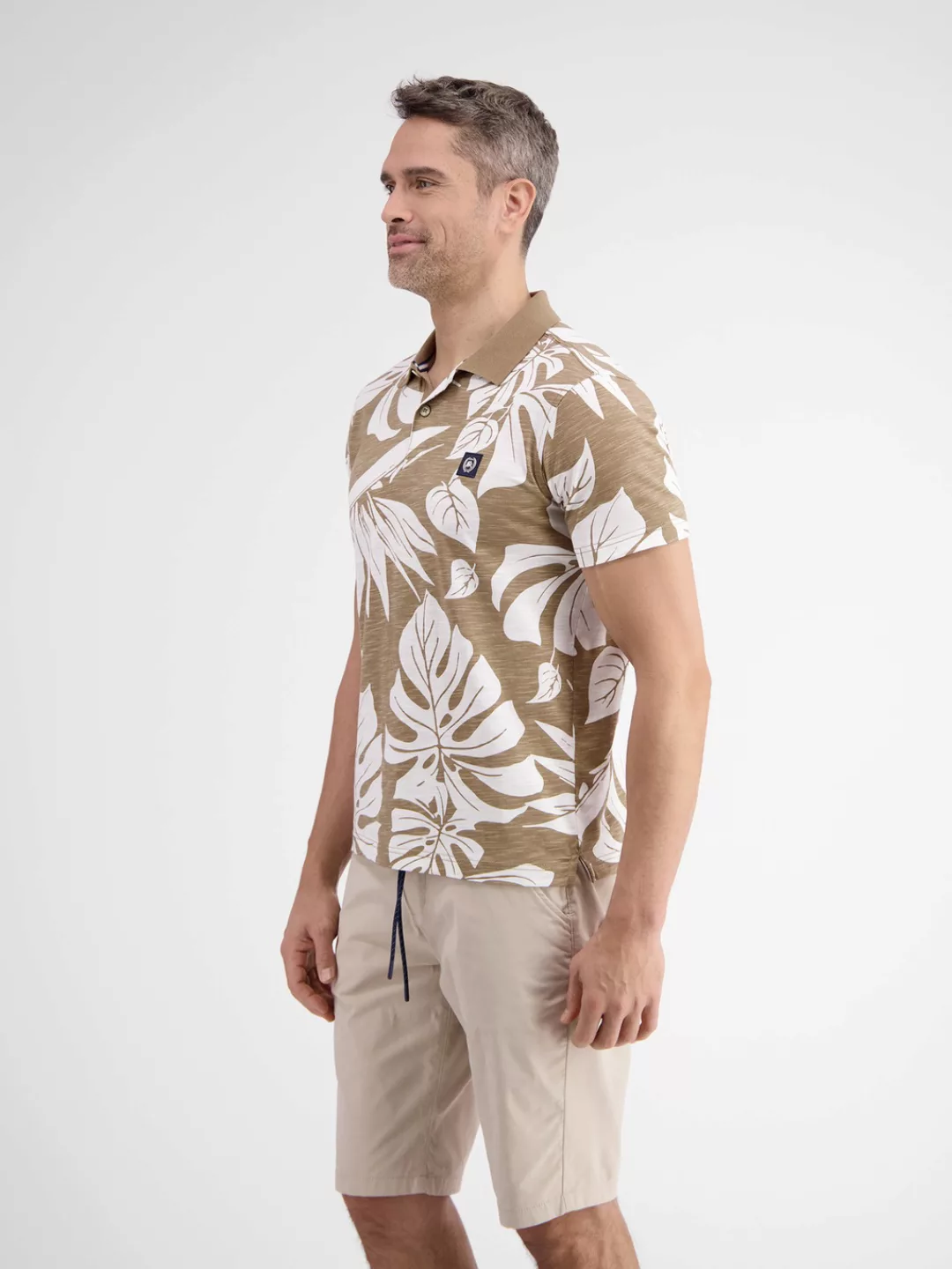 LERROS Poloshirt LERROS Poloshirt im Hawaiian-Style günstig online kaufen