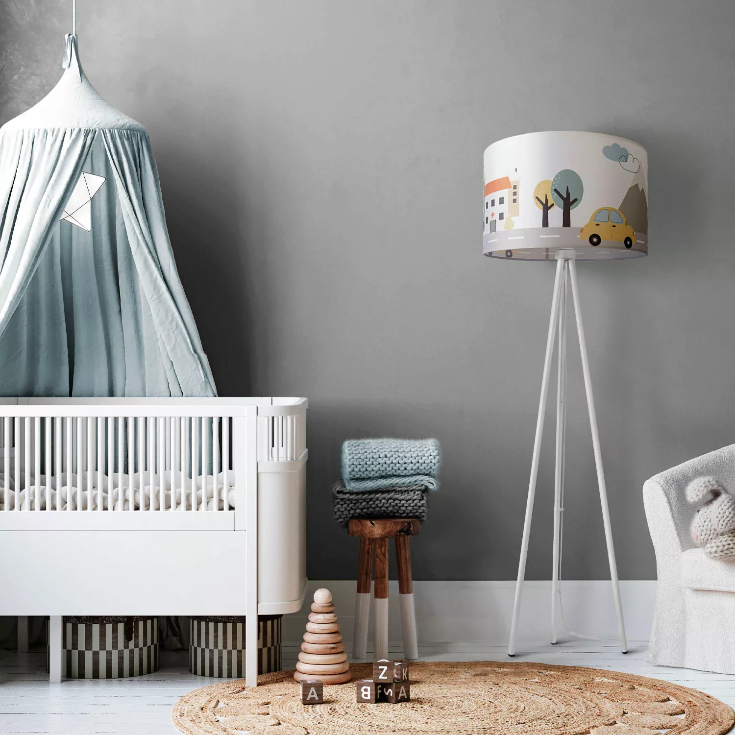 Paco Home Stehlampe »Trina Capri«, Stehlampe Kinderzimmer Stativ Baby Feuer günstig online kaufen