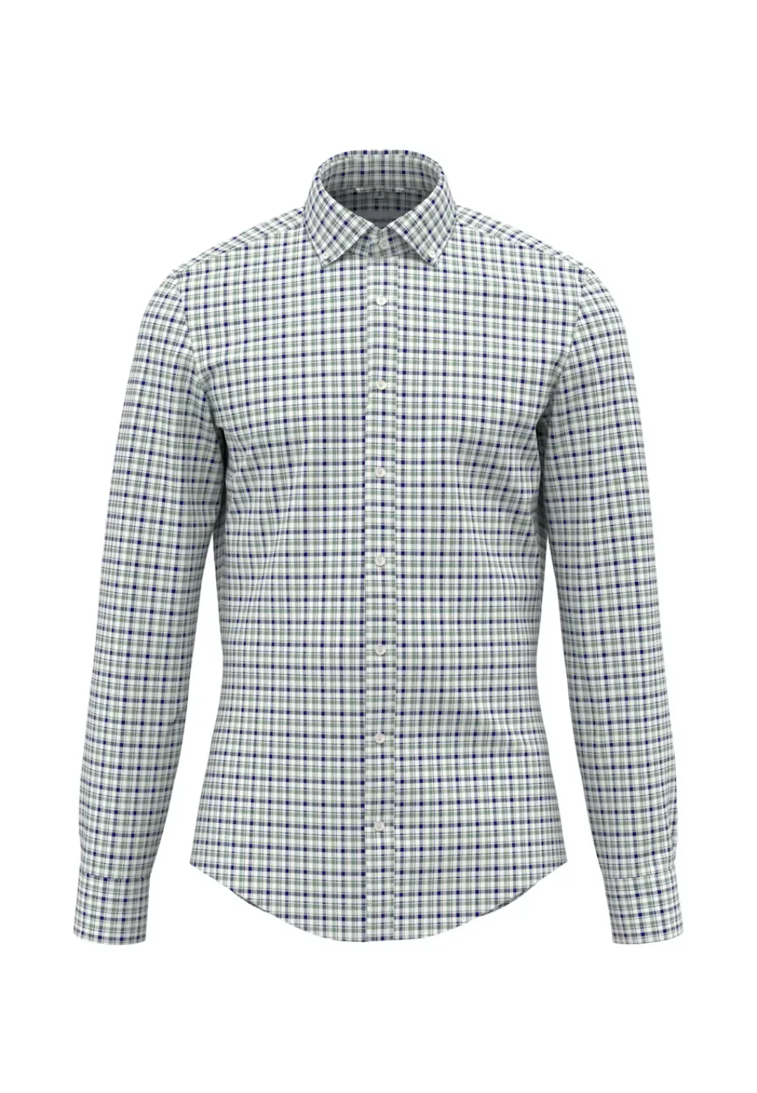 seidensticker Businesshemd "Shaped", Shaped Langarm Button-Down-Kragen Karo günstig online kaufen