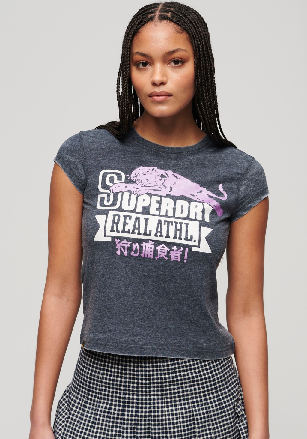 Superdry Kurzarmshirt VARSITY BURNOUT CAP SLV TEE günstig online kaufen