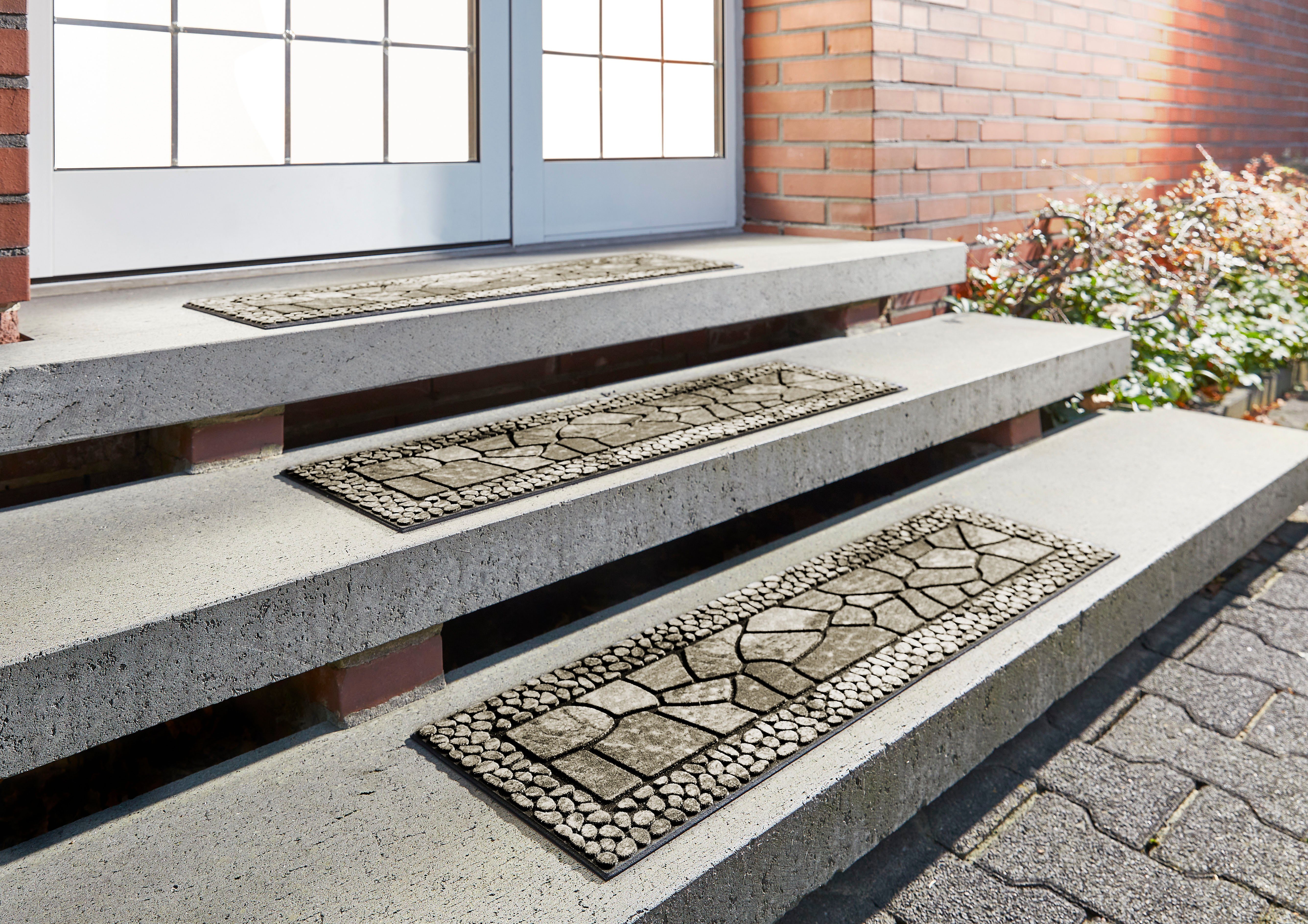 Andiamo Stufenmatte »Outdoor, 2er Set«, rechteckig, 6 mm Höhe, Outdoor-Stuf günstig online kaufen