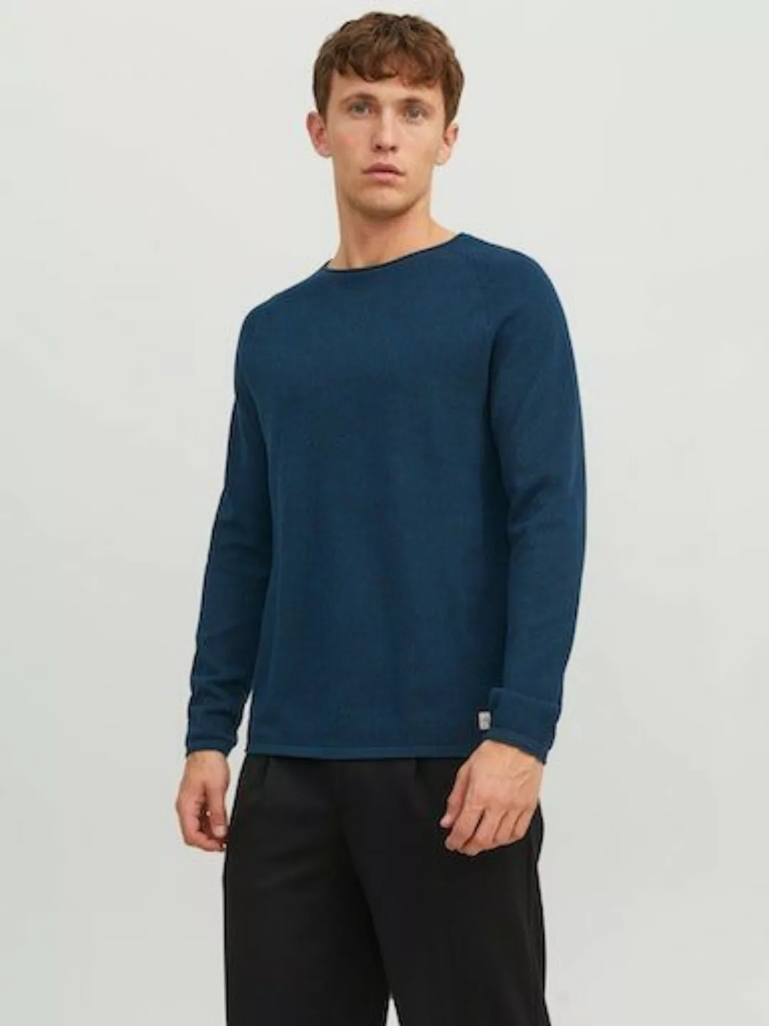 Jack & Jones Rundhalspullover JJEHILL KNIT CREW NECK NOOS günstig online kaufen