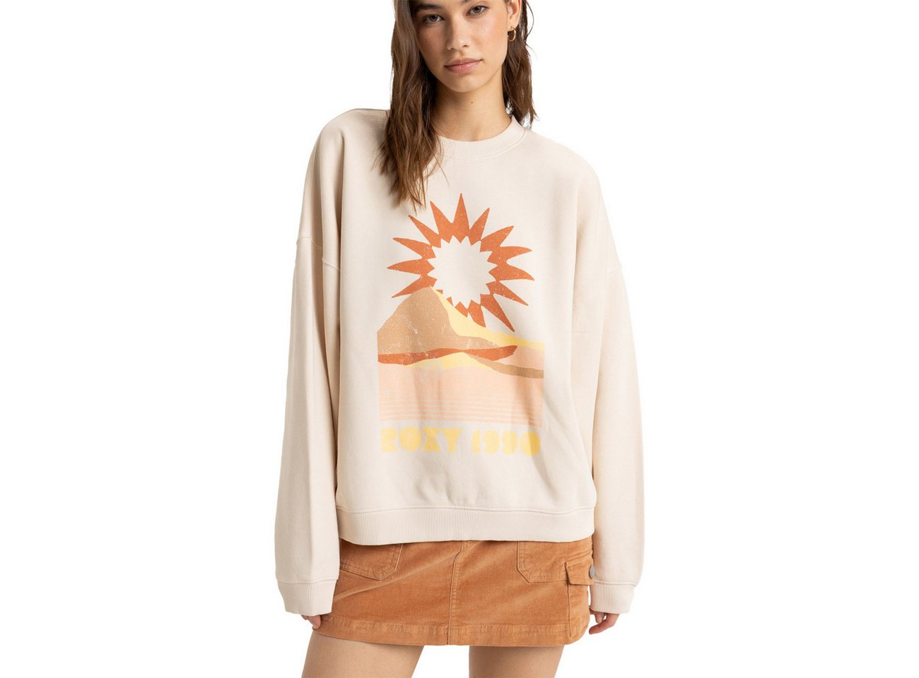 Roxy Sweatshirt LINEUP OVERSIZED CREW B LINEUP OVERSIZED CREW B günstig online kaufen