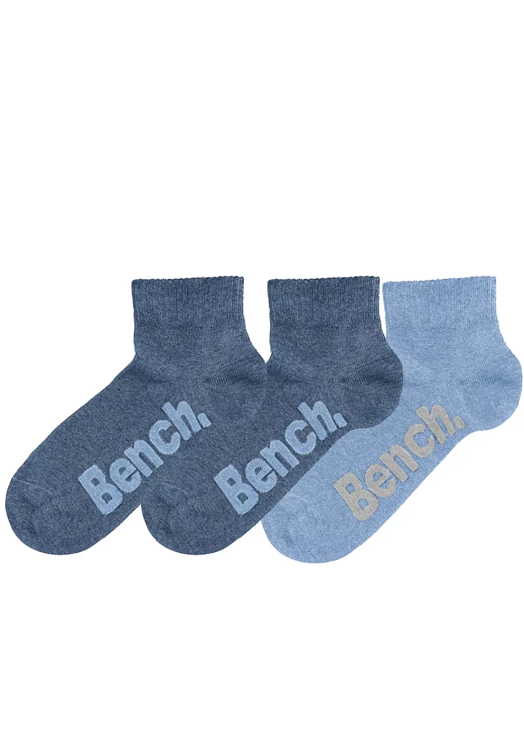 Bench. Kurzsocken, (Packung, 3 Paar), mit bequemen Rippbündchen günstig online kaufen