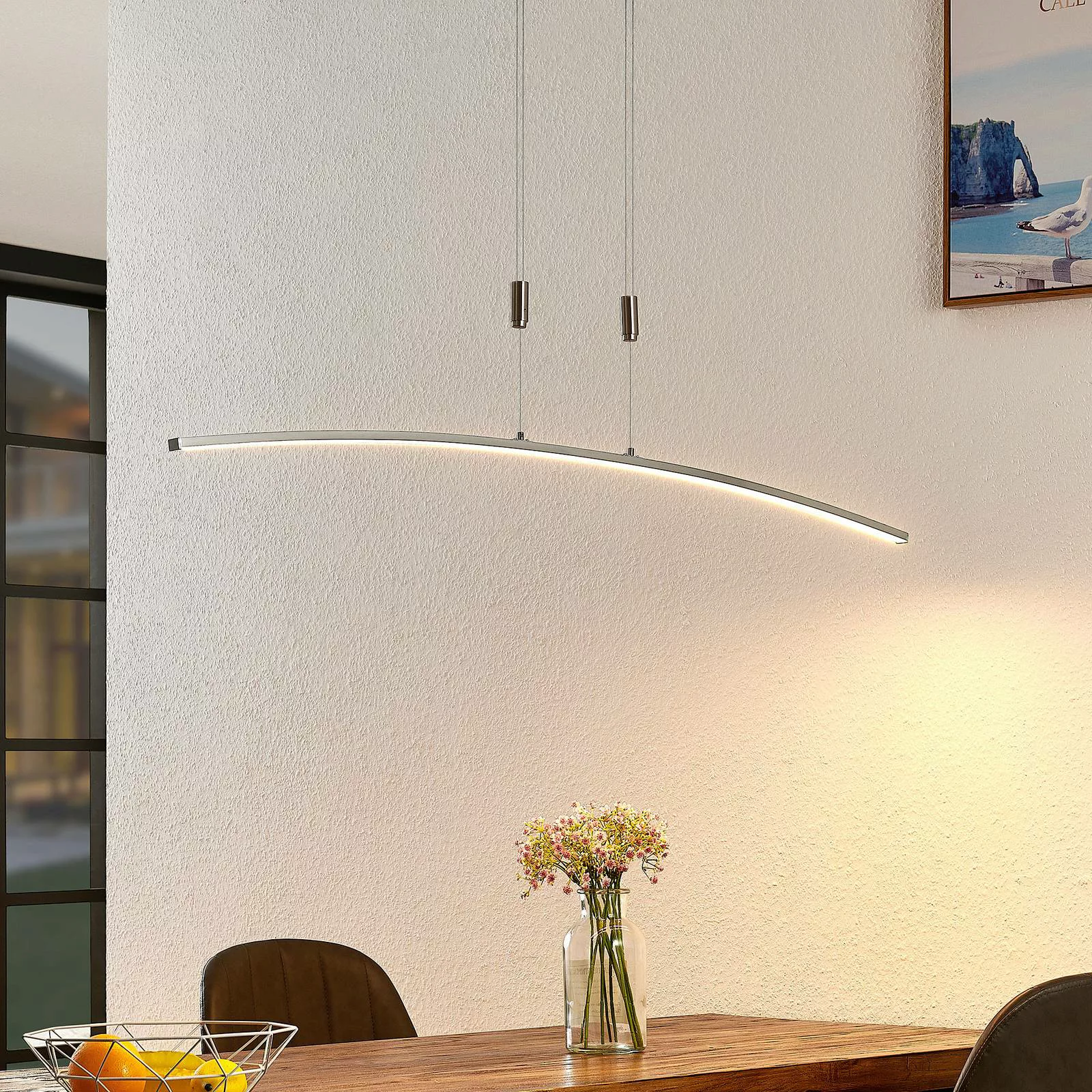 Lindby LED-Hängeleuchte Phillie, höhenverstellbar, dimmbar günstig online kaufen