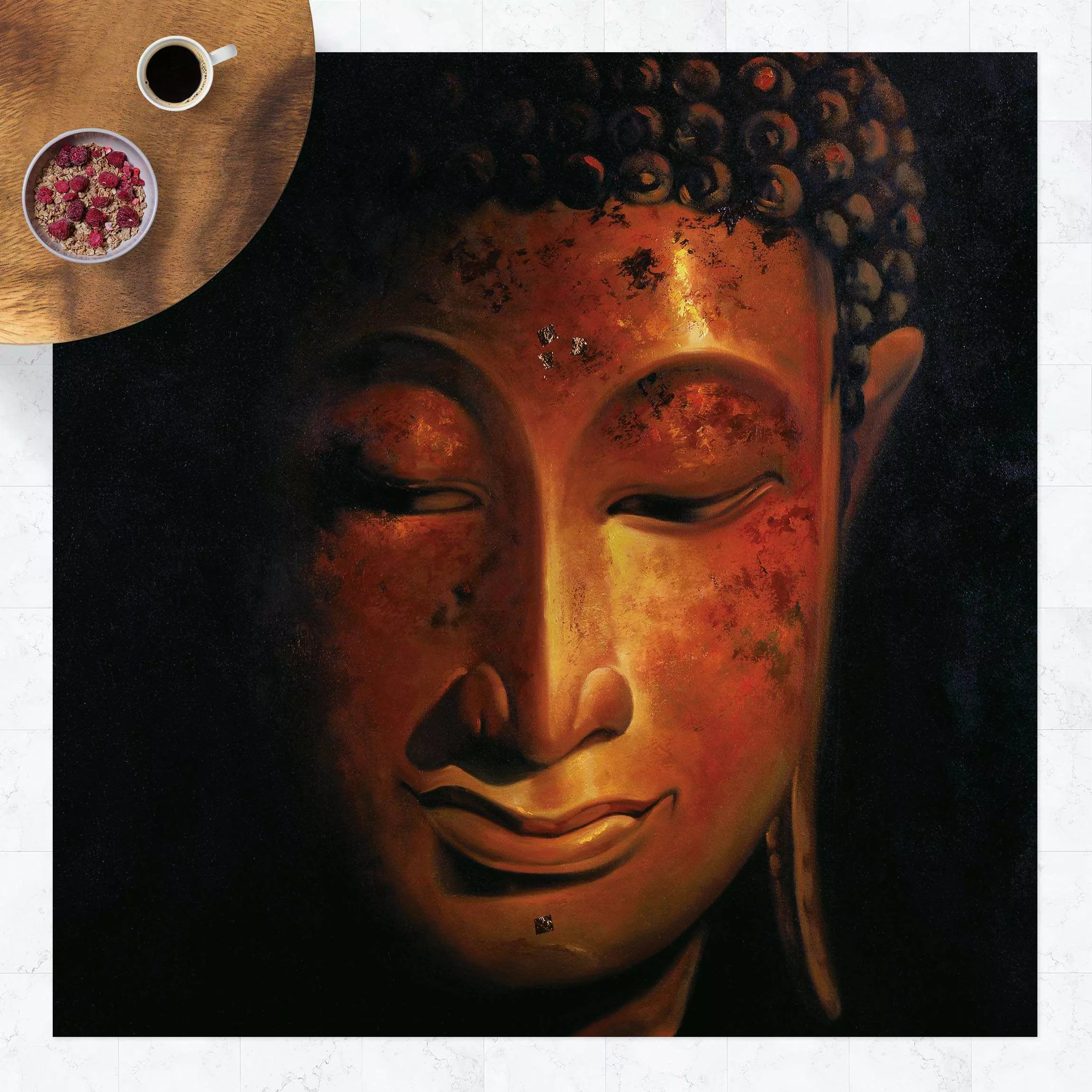 Vinyl-Teppich Madras Buddha günstig online kaufen