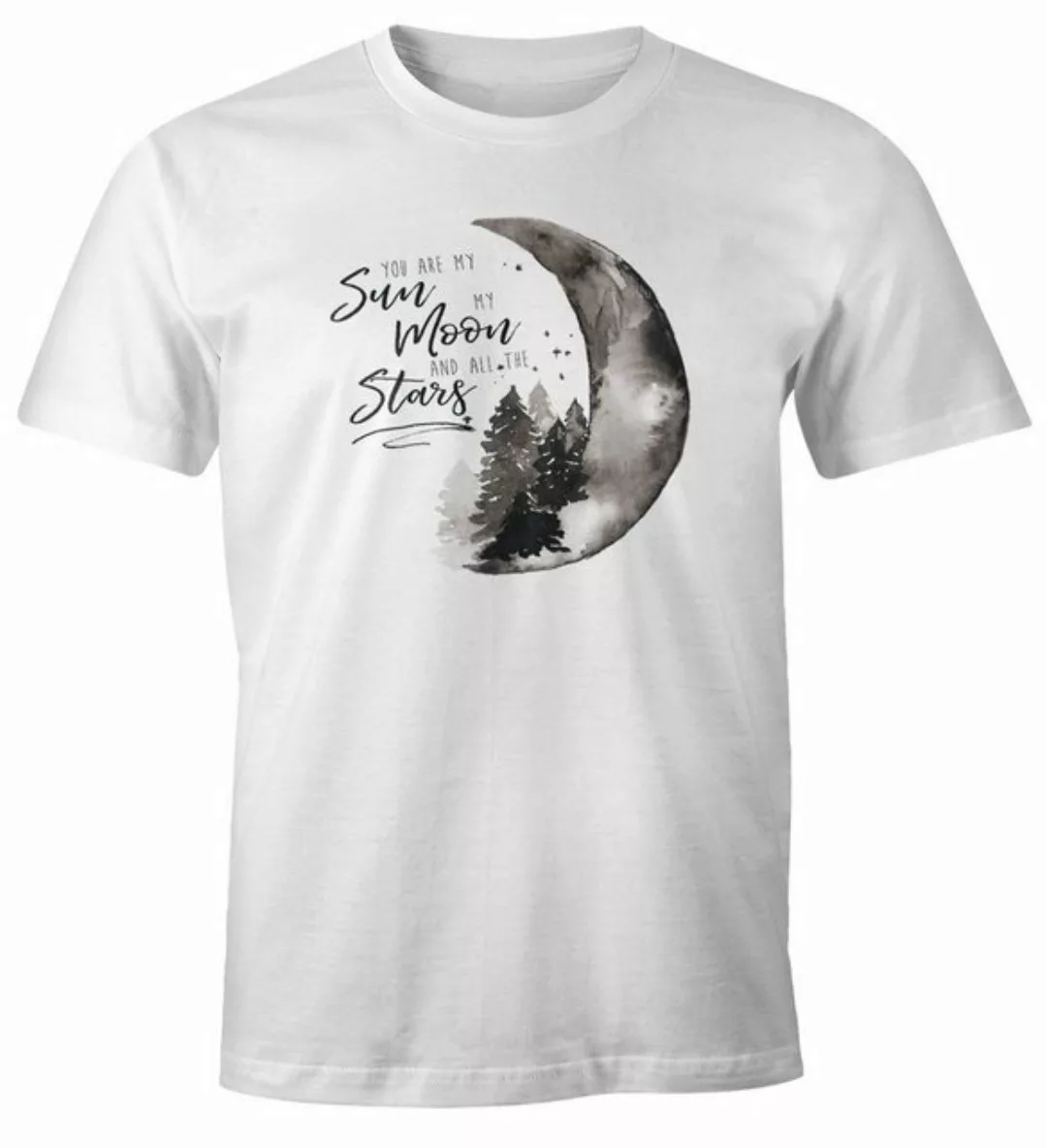 MoonWorks Print-Shirt Herren T-Shirt You are my sun, my moon and all the st günstig online kaufen