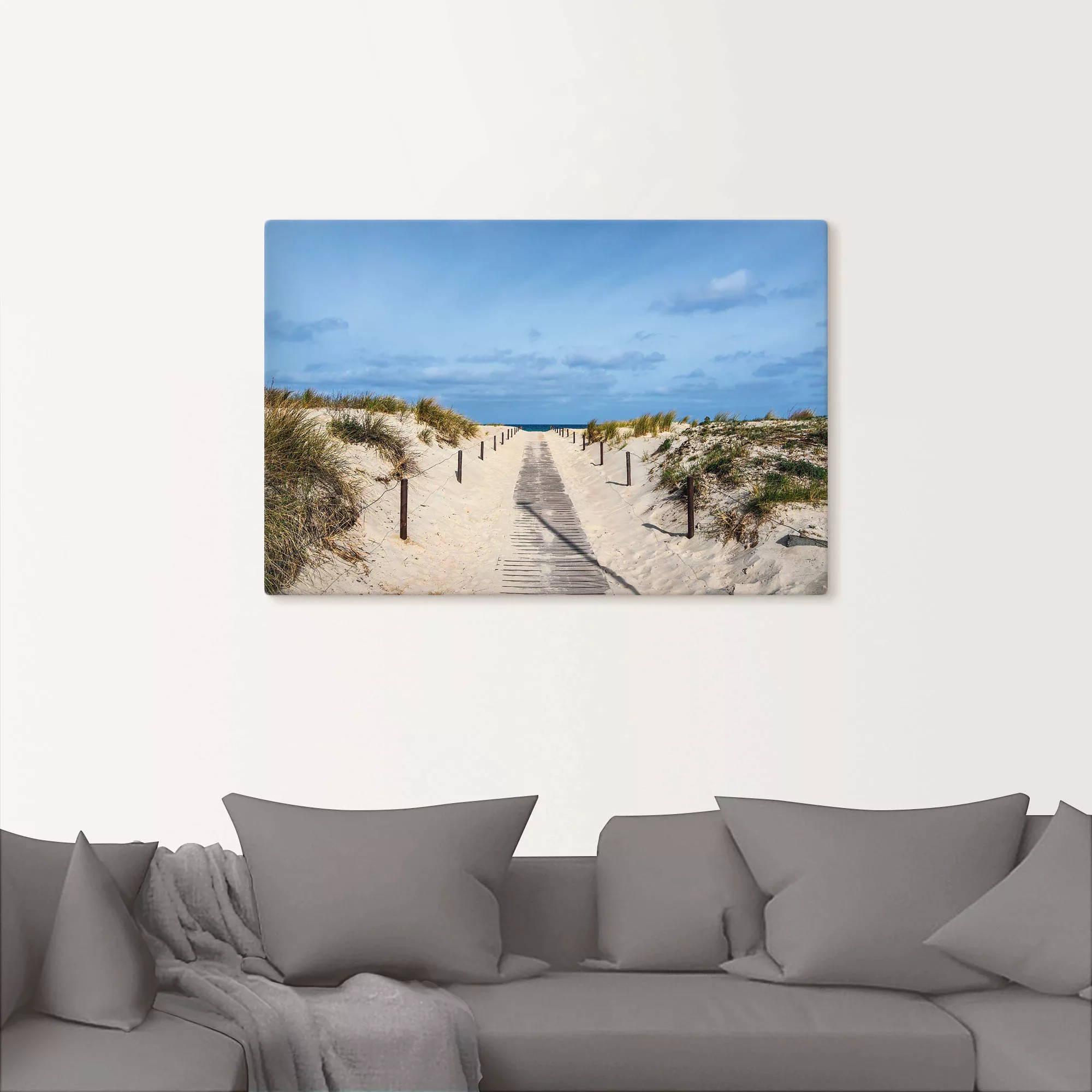 Artland Wandbild »Strandaufgang an Küste der Ostsee«, Strandbilder, (1 St.) günstig online kaufen