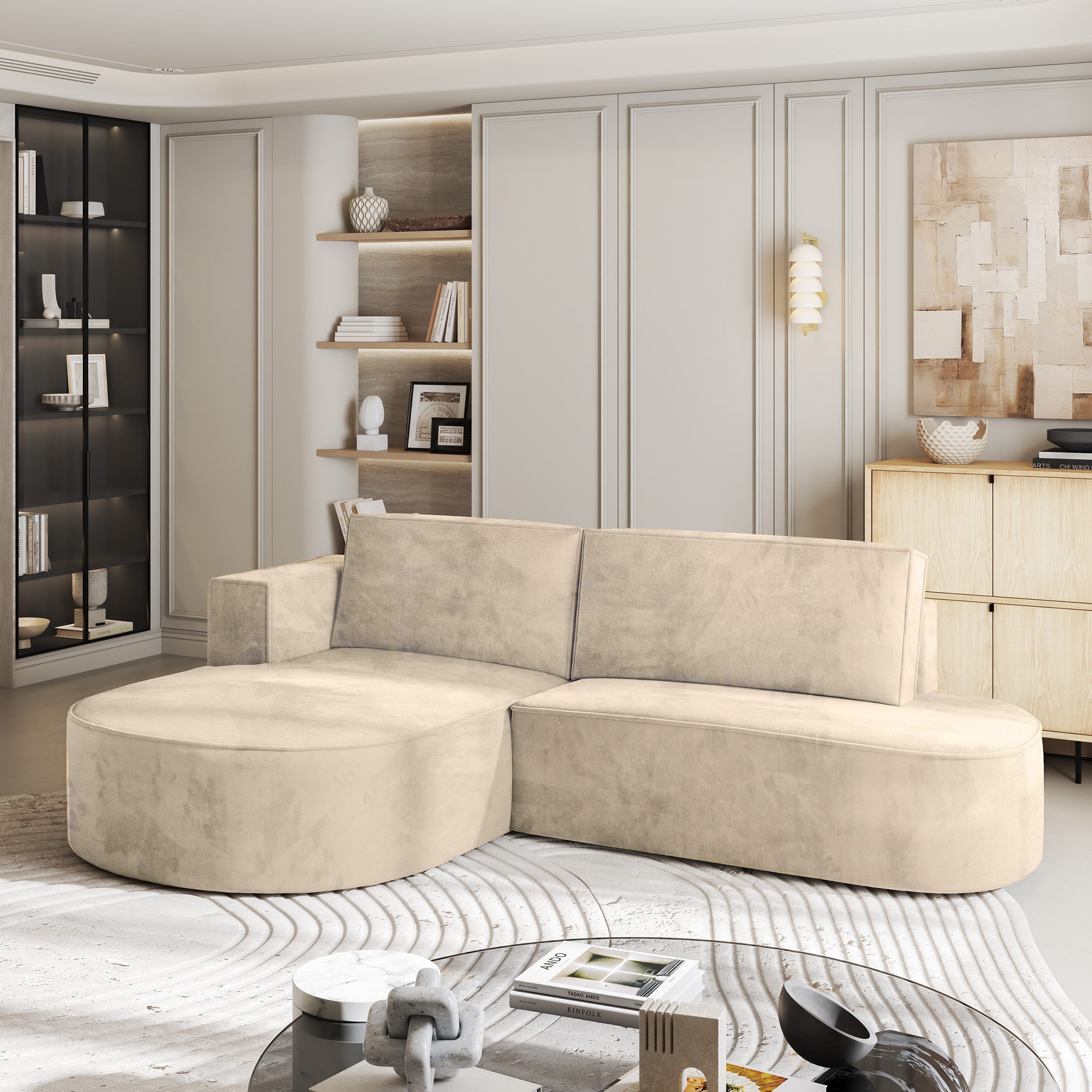 Masseno Ecksofa CORTIO mit Schlaffunktion L-Form, günstig online kaufen