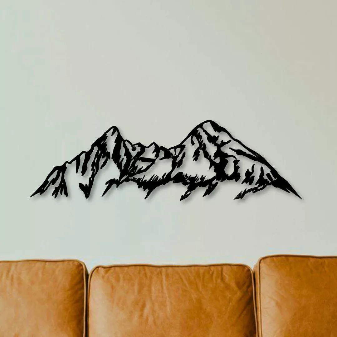 WoodFriends Wandbild aus Holz Watzmann Berge günstig online kaufen