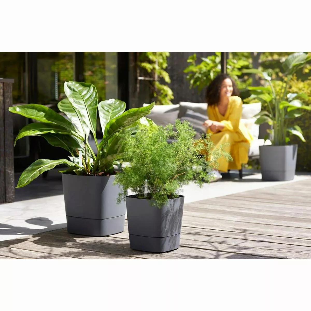 Selbstbewässernder Blumentopf Elho Greensense Aqua Care Ø 38 X 38,9 Cm günstig online kaufen