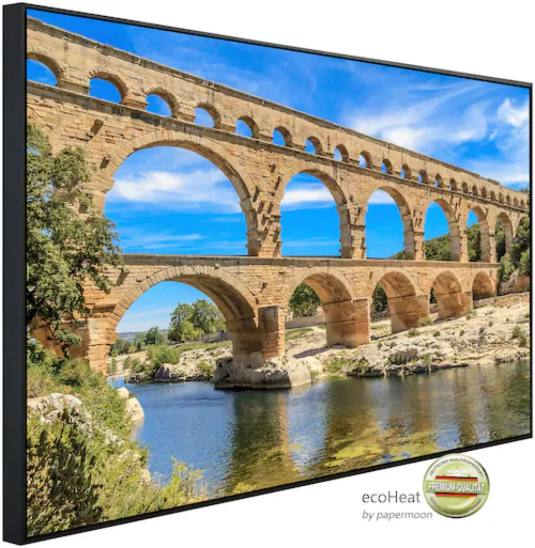 Papermoon Infrarotheizung »Pont du Gard Aquädukt«, sehr angenehme Strahlung günstig online kaufen