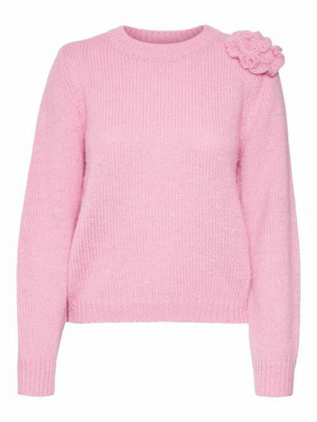 Vero Moda Strickpullover VMADIA LS O-NECK FLOWER PULLOVER GA günstig online kaufen