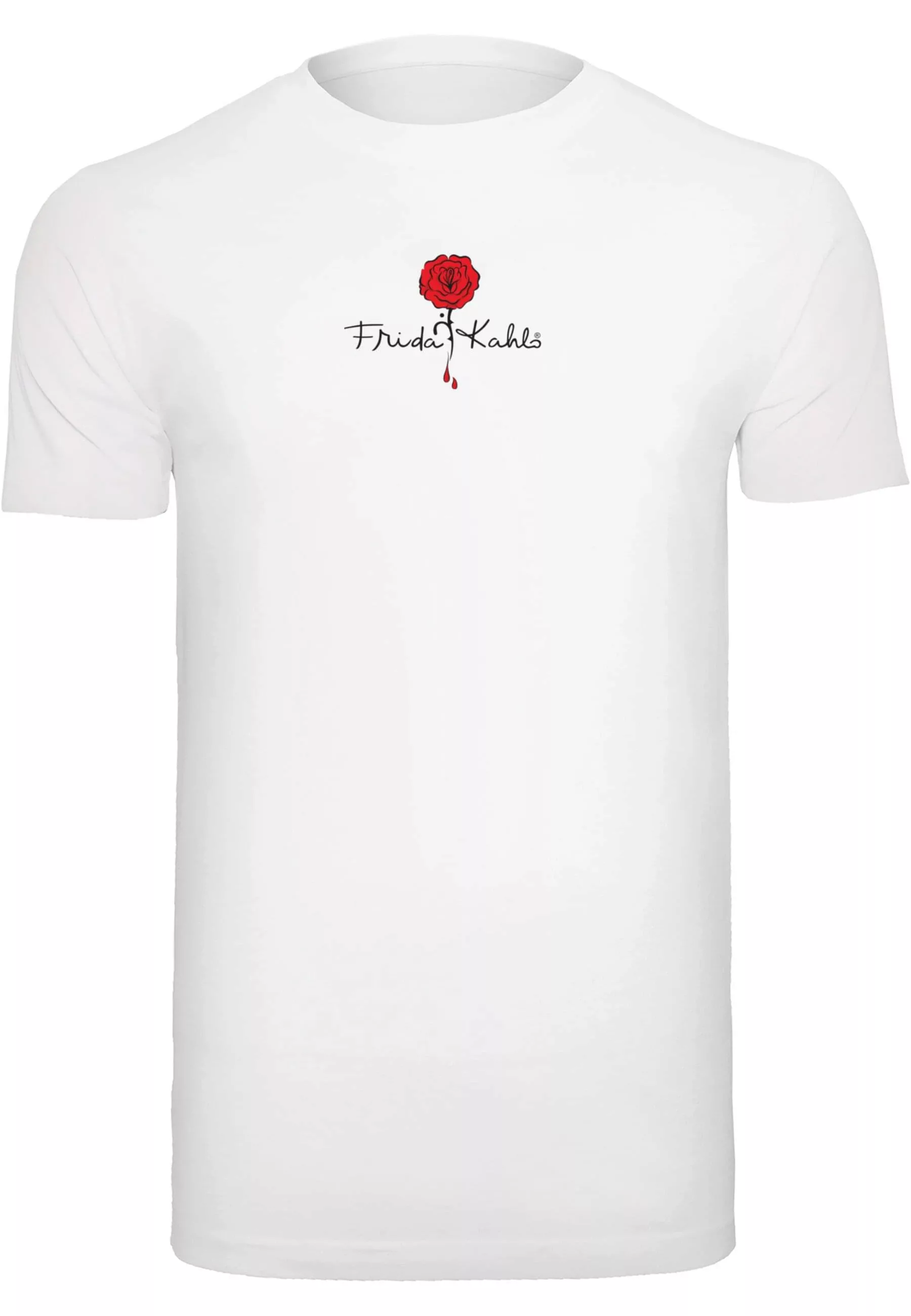 Merchcode T-Shirt "Merchcode Herren Frida Kahlo - Logo rose T-Shirt Round N günstig online kaufen