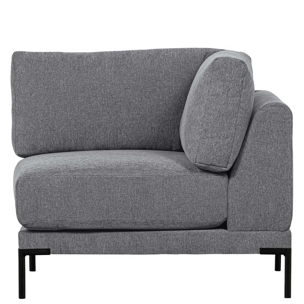 Ecksofa Modul Sofa mit Armlehne und gepolsterter Rückenlehne günstig online kaufen