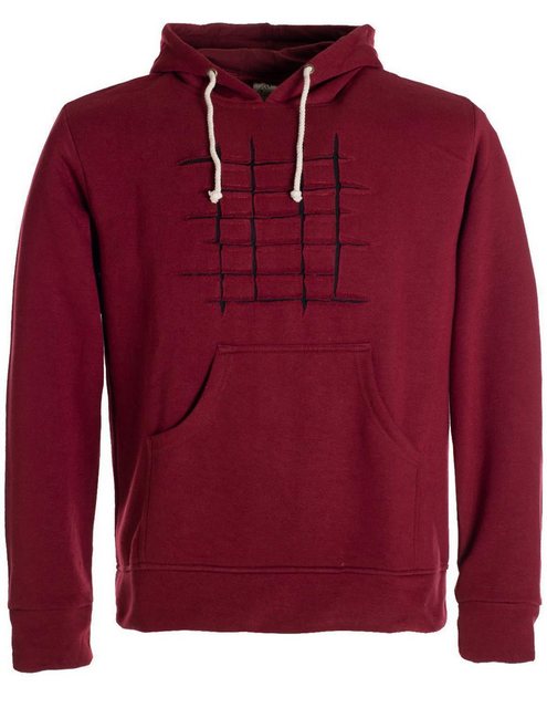 Vishes Kapuzensweatshirt Herren Cutwork Hoodie Sweater Warm Kapuze Kängurut günstig online kaufen