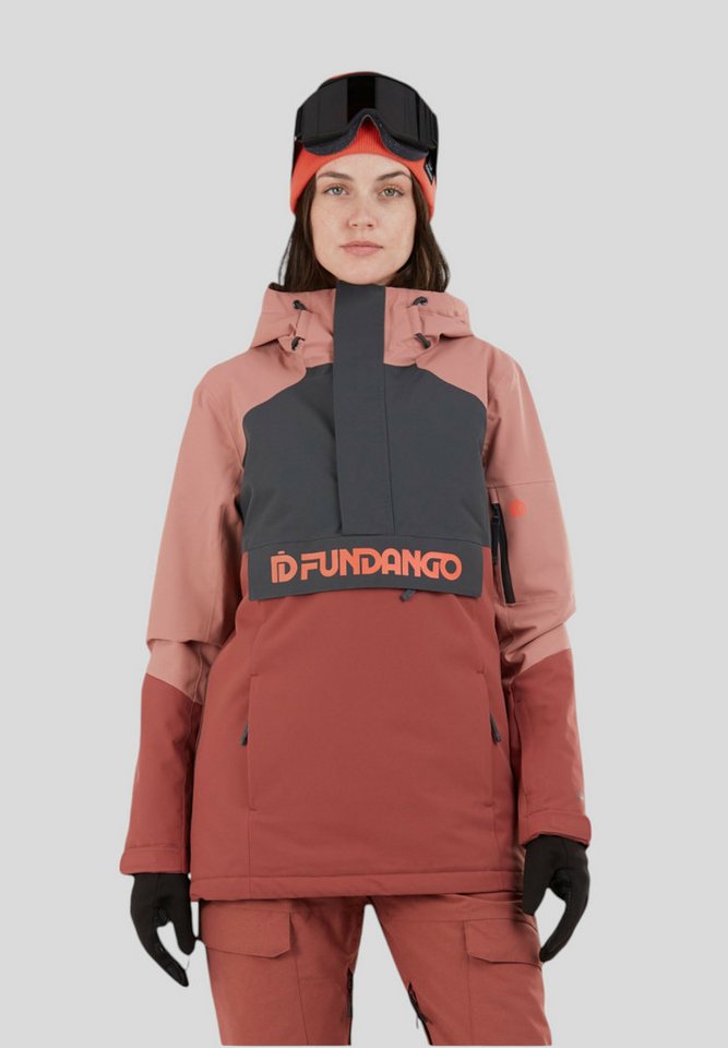 Fundango Sakko Birch ECO Logo Anorak Skijacke im Pulloverstil sorgt für vol günstig online kaufen