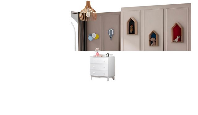 Xlmoebel Bett Vollständiges Jugendzimmer Kinderzimmer-Set mit Schrank, (3tl günstig online kaufen