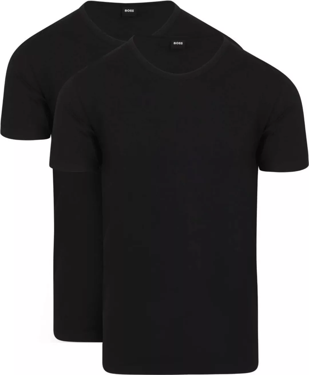 BOSS T Shirt Modern 2-Pack Schwarz - Größe L günstig online kaufen