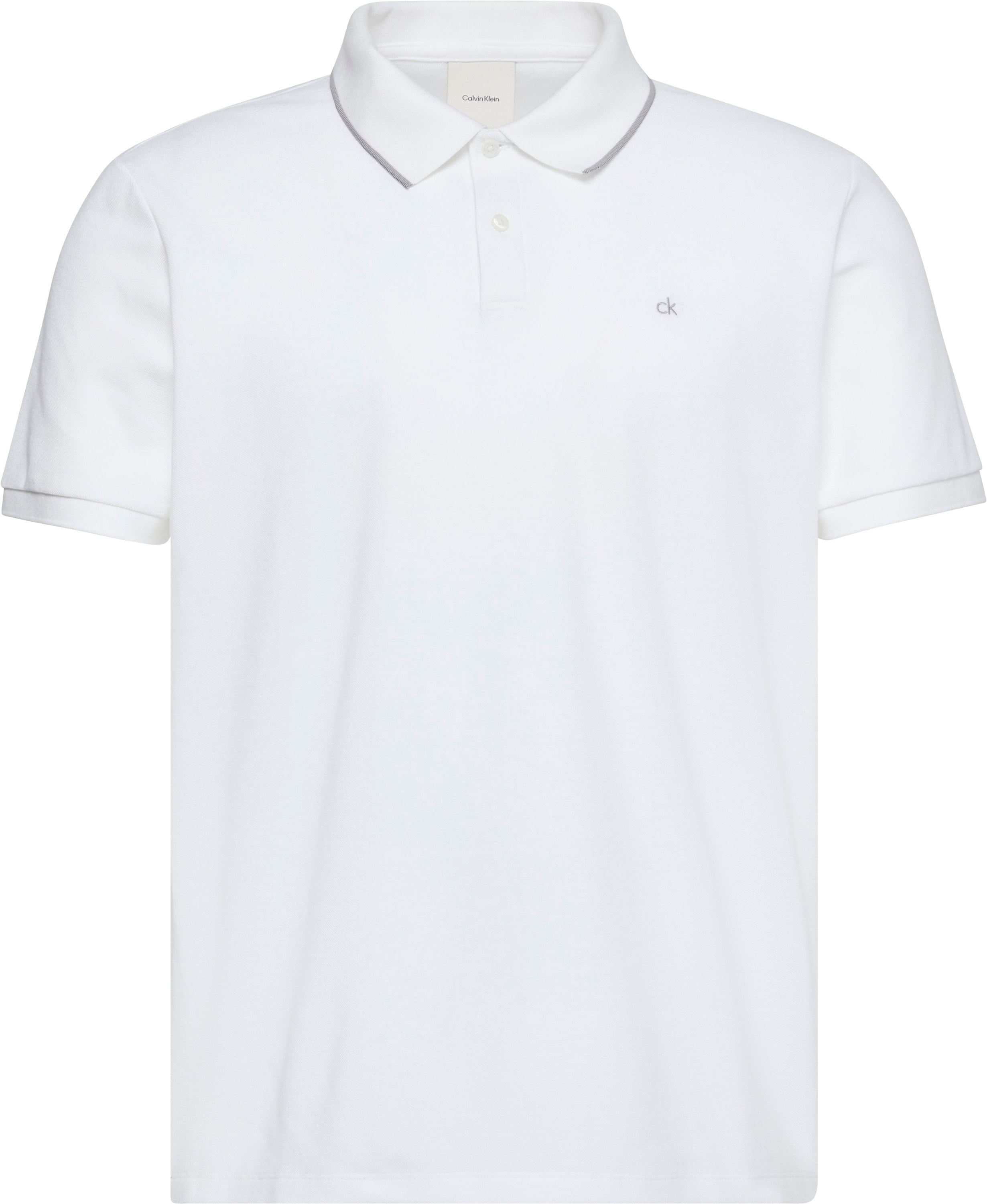 Calvin Klein Poloshirt "SS RFND PQ TPPD CLSS", Mit Rundhalsausschnitt günstig online kaufen