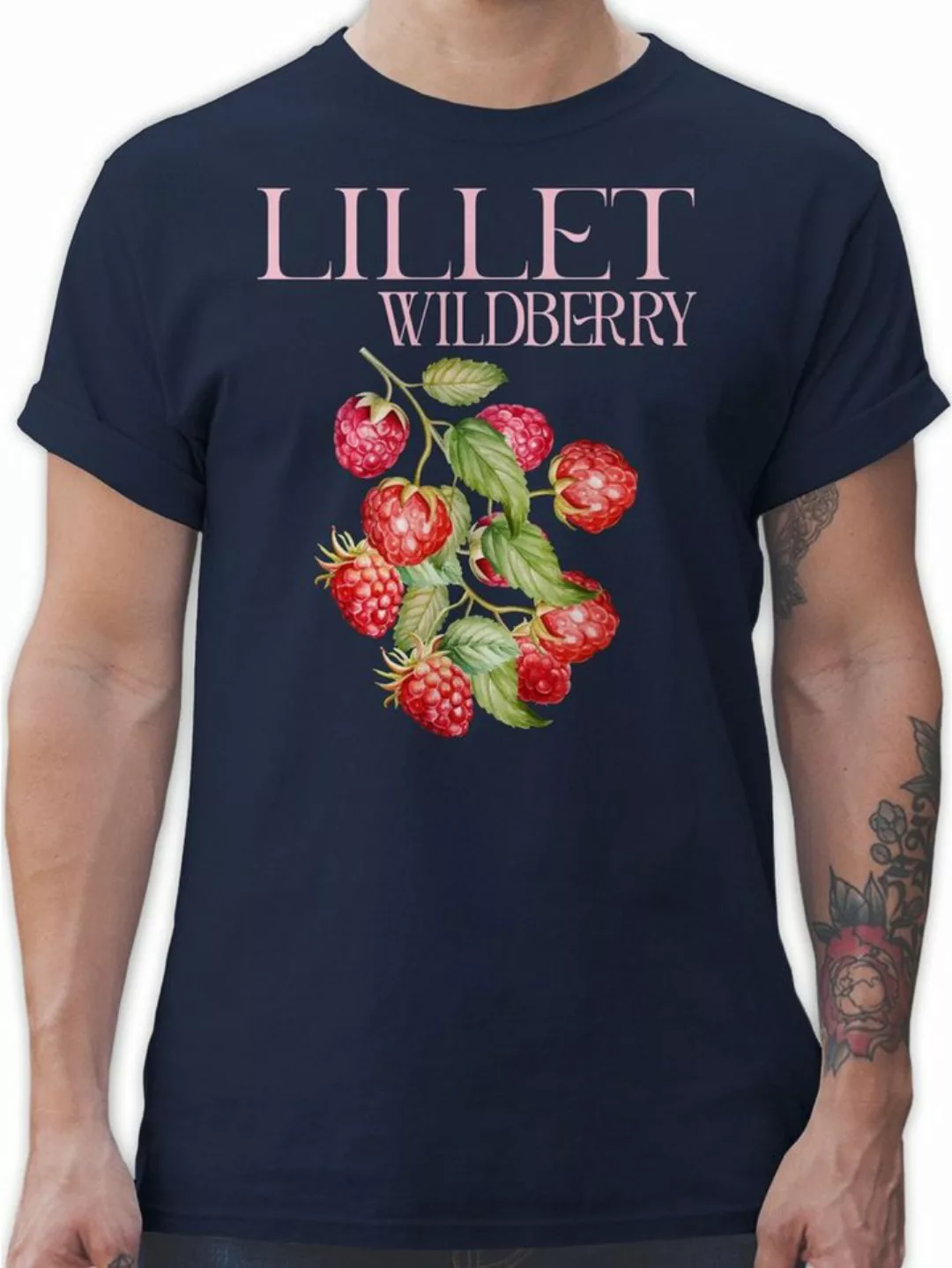 Shirtracer T-Shirt Wild Berry Lillet Wildberry Himbeeren Lillet Kostüm Karn günstig online kaufen