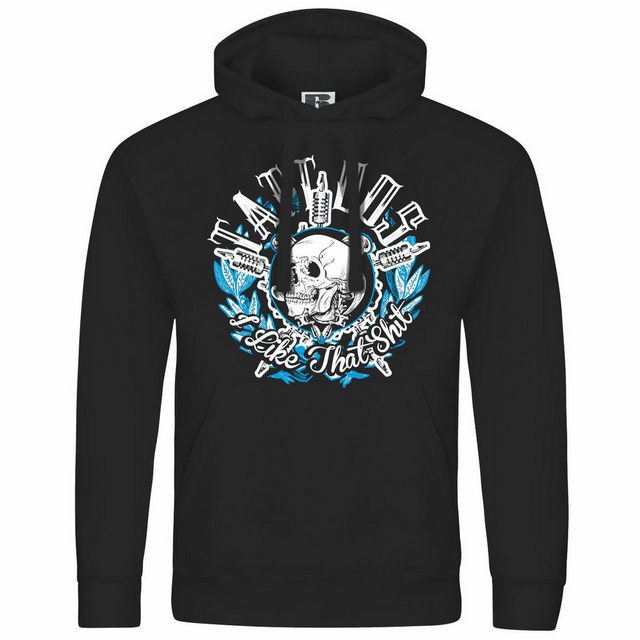 deinshirt Kapuzenpullover Herren Kapuzenpullover Tattoos i like that shit M günstig online kaufen