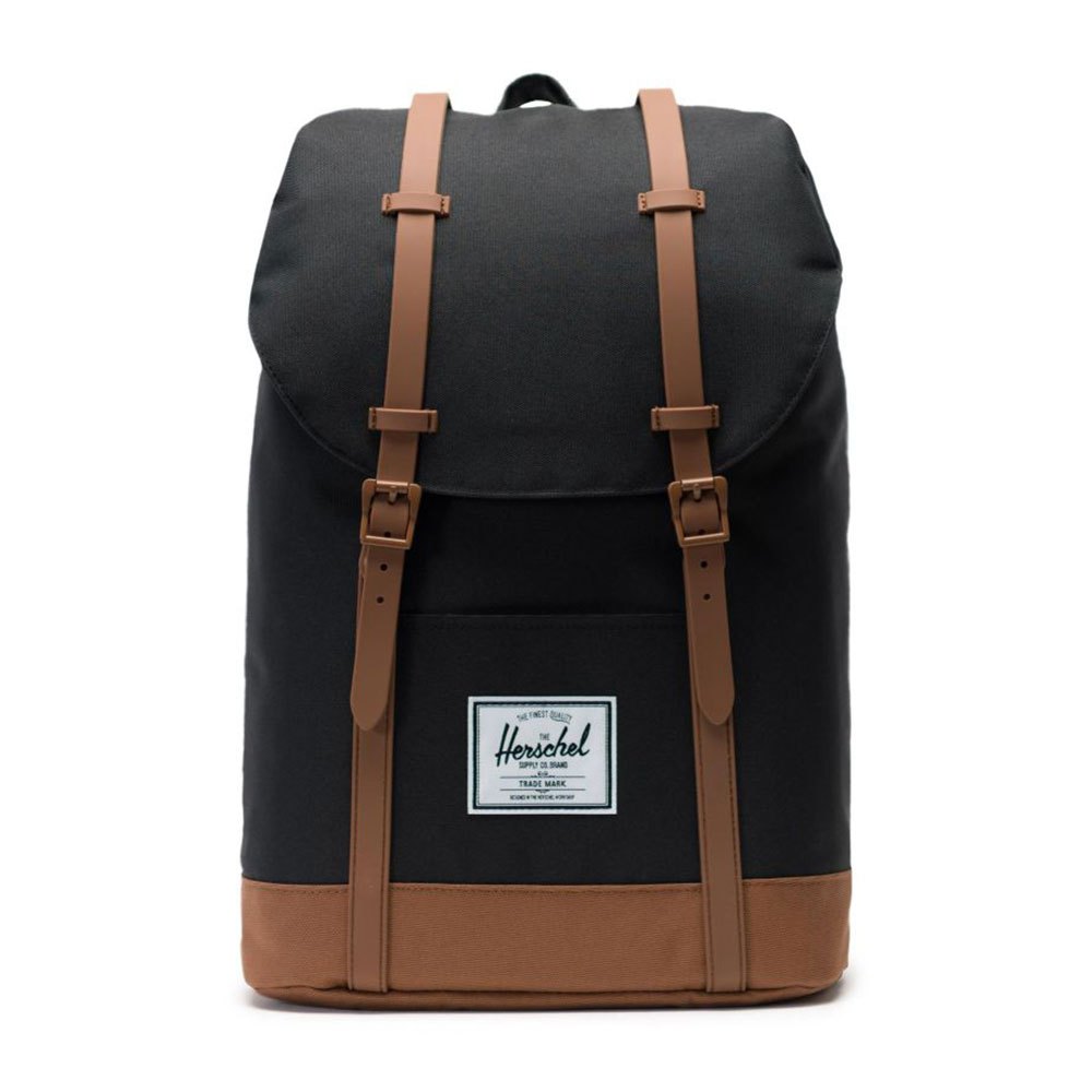 Herschel Retreat Rucksack One Size Black / Saddle Brown günstig online kaufen